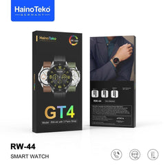 Haino Teko Germany RW44 Smartwatch with 3 Pair Straps – For Gents